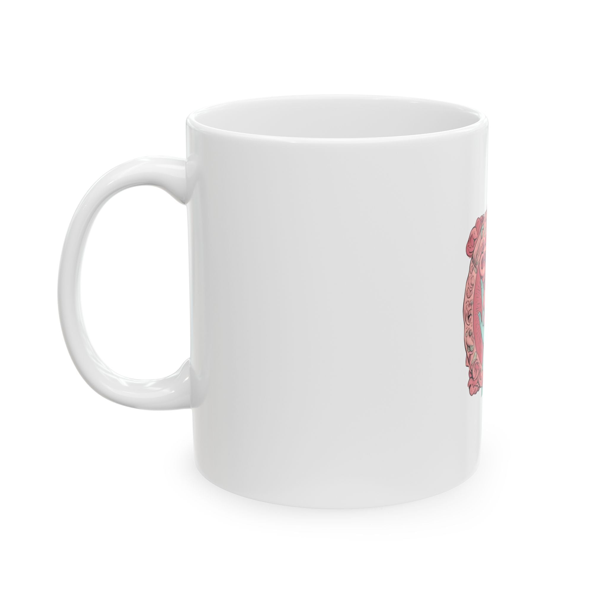 Hands Off Ceramic Mug, (11oz, 15oz)