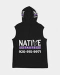 Native Taste Men's All-Over Print Heavyweight Sleeveless Hoodie