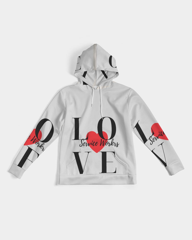 Love Service Workers Men's All-Over Print Hoodie