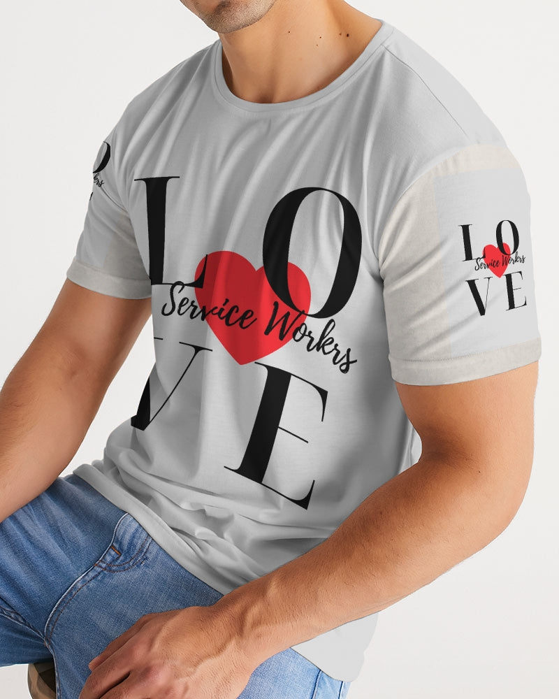 Love Service Workers Men's All-Over Print Tee