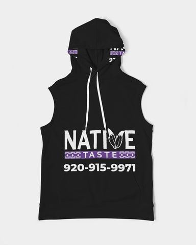 Native Taste Men's All-Over Print Heavyweight Sleeveless Hoodie