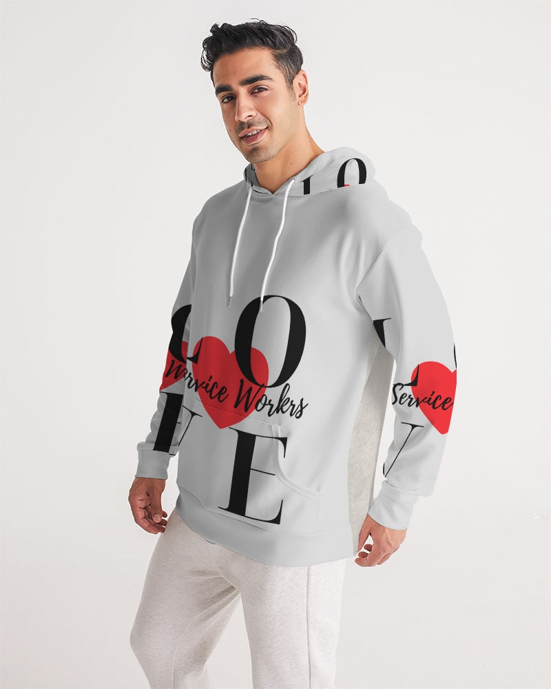 Love Service Workers Men's All-Over Print Hoodie