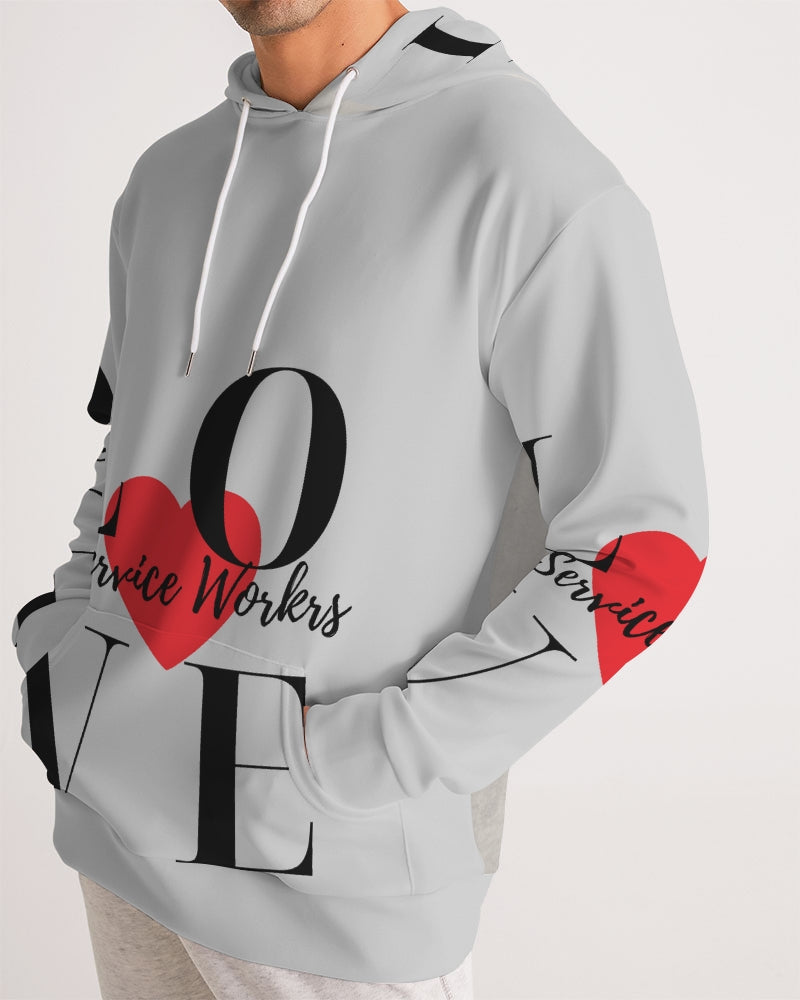 Love Service Workers Men's All-Over Print Hoodie