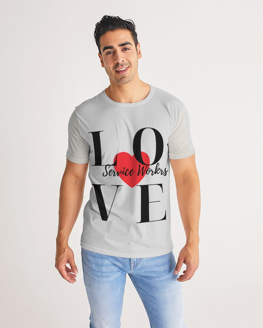 Love Service Workers Men's All-Over Print Tee