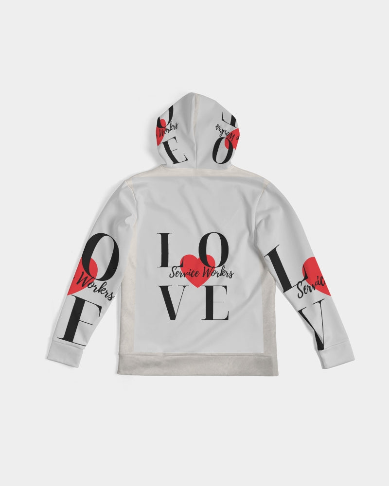 Love Service Workers Men's All-Over Print Hoodie