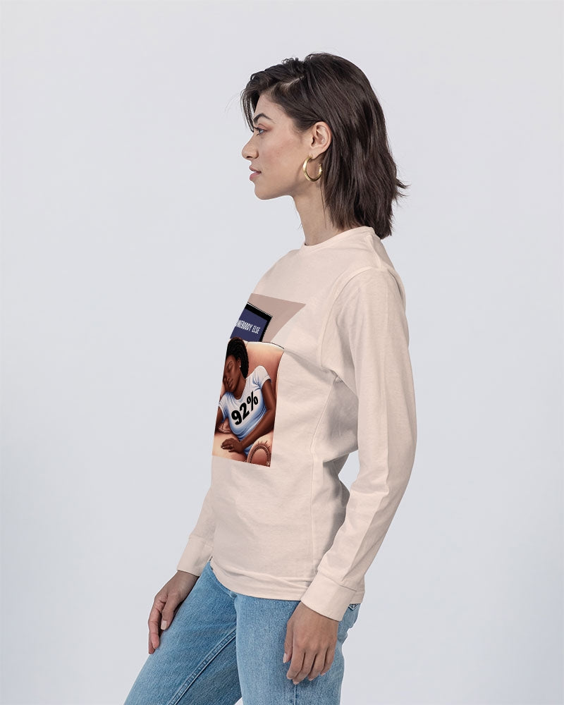 92% One Unisex Long Sleeve Tee | Lane Seven