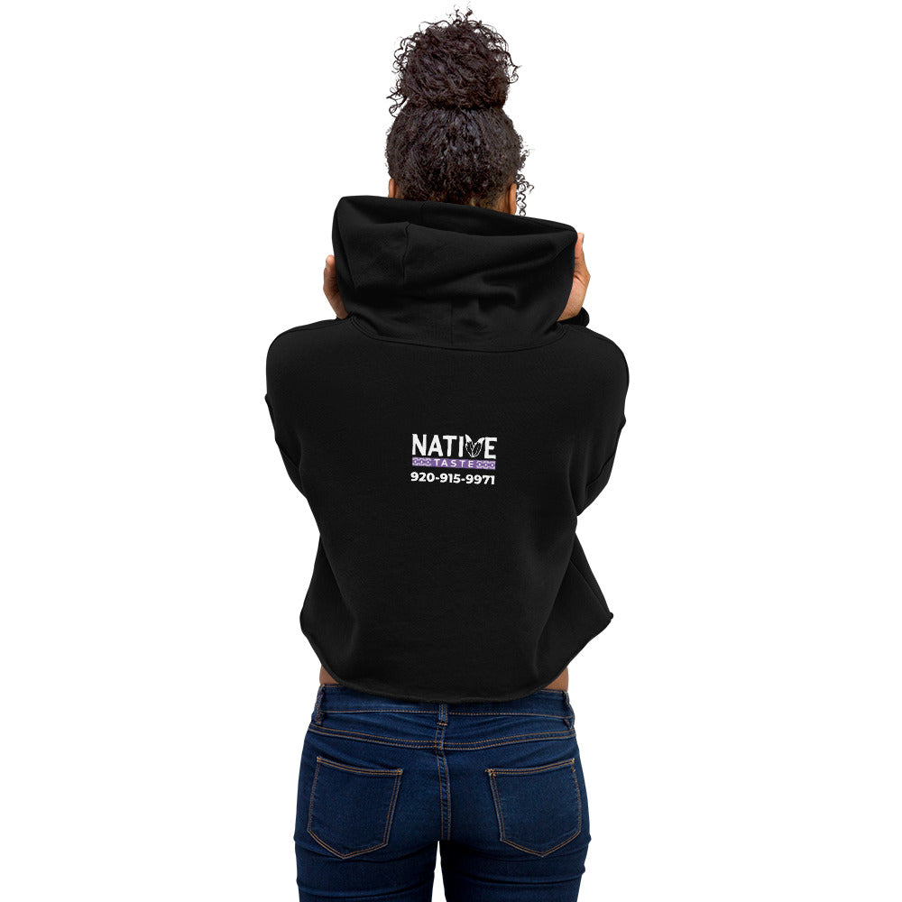 Native Taste Women's Cropped Hoodie