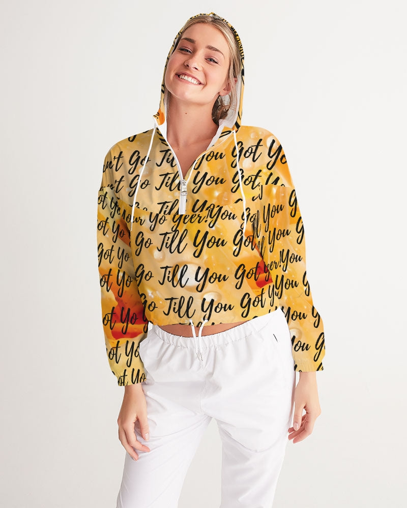 Women's Cropped Windbreaker-Autumn Geer