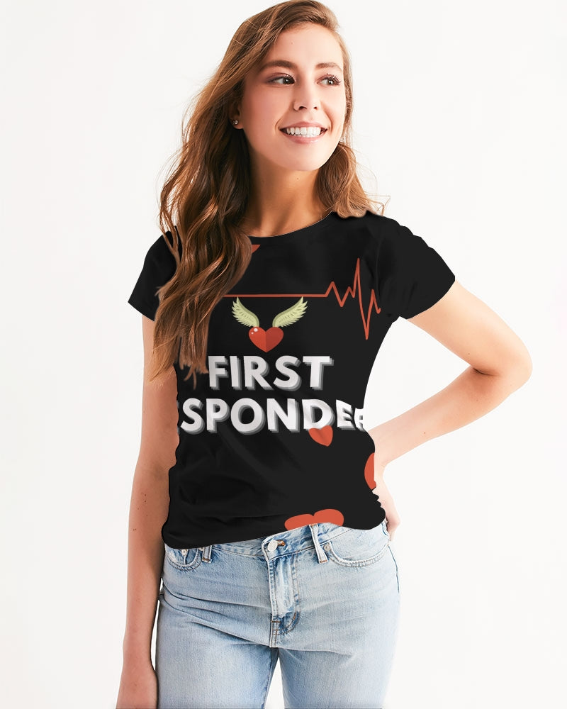 Women's T-Shirt-First Responders-All Heart