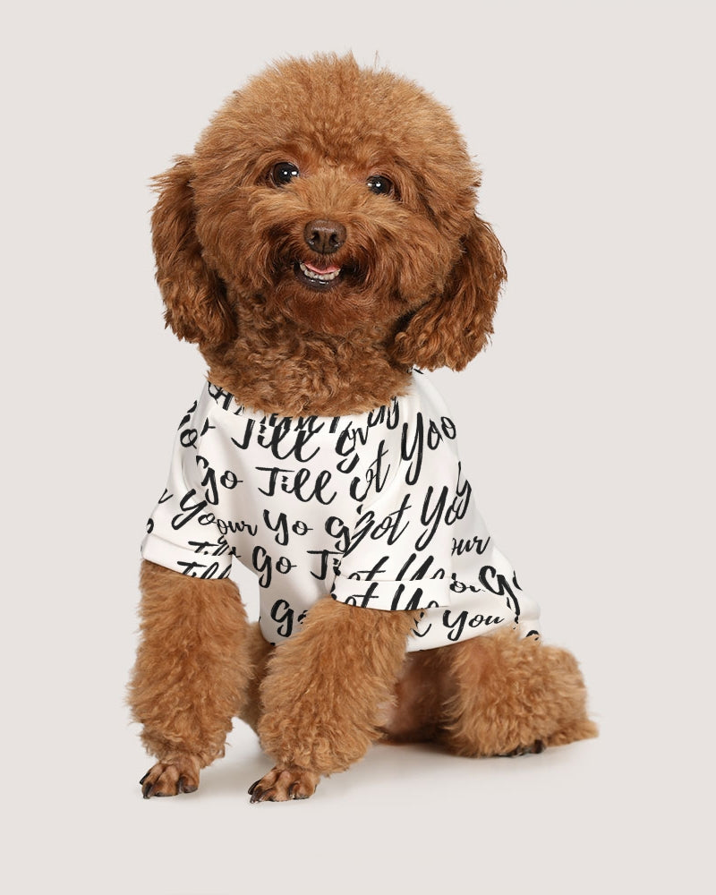 VR LOGO White Doggie Tee