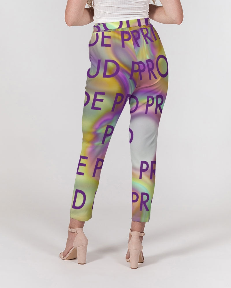 Women's Belted Tapered Pants-