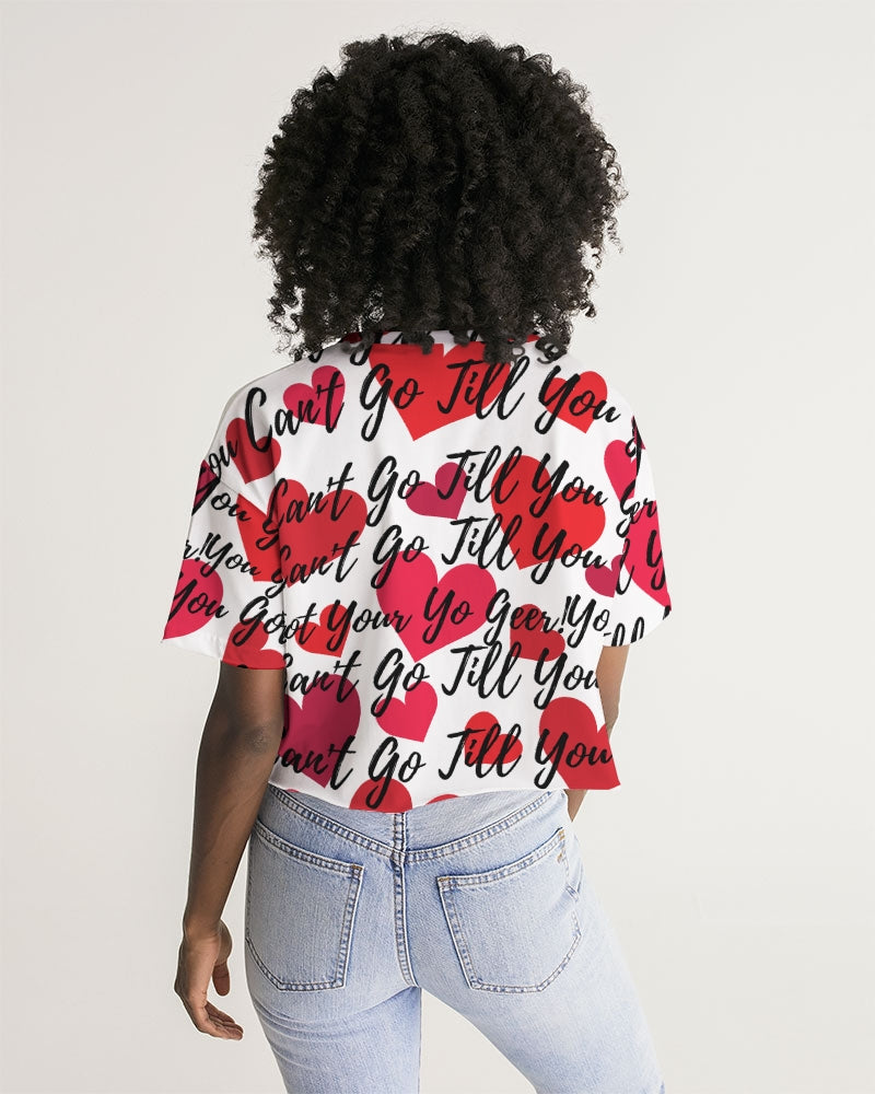 Your-Heart Women's Lounge Cropped Tee