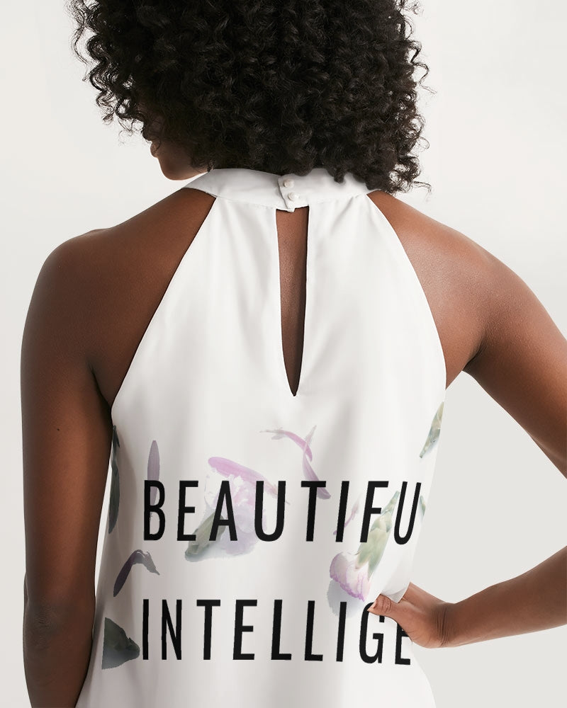 Women's Halter Dress-Beautiful B*%$h