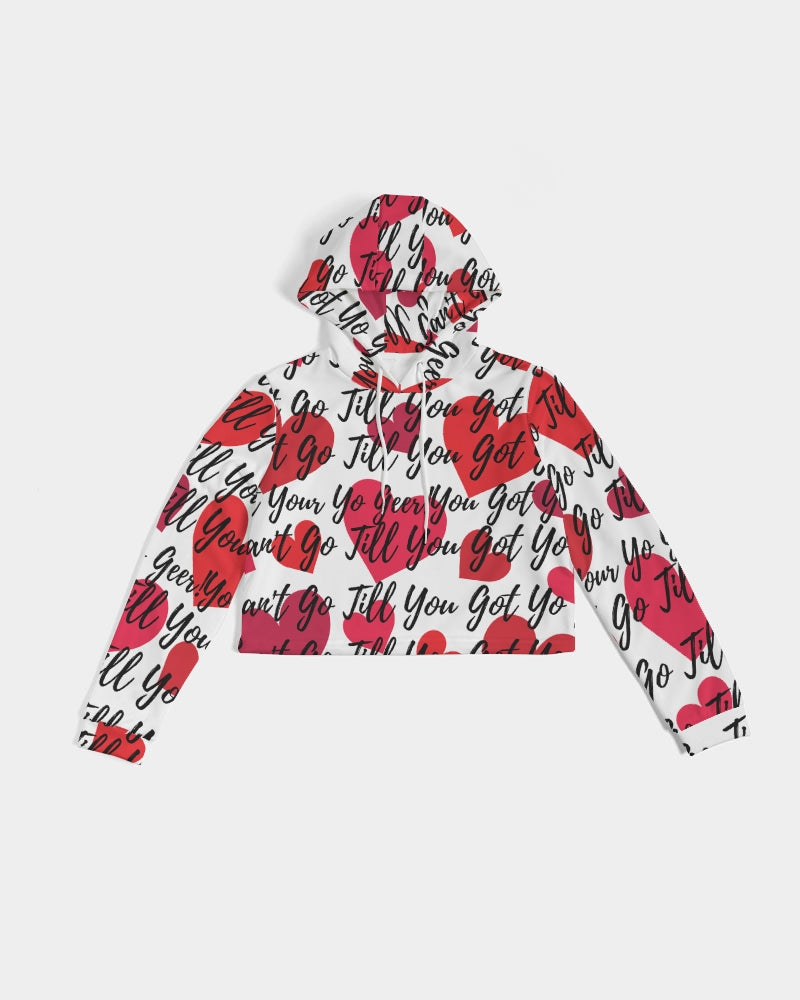 Your-Heart Women's Cropped Hoodie