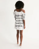 Beautiful B*%$h Women's Open Shoulder A-Line Dress