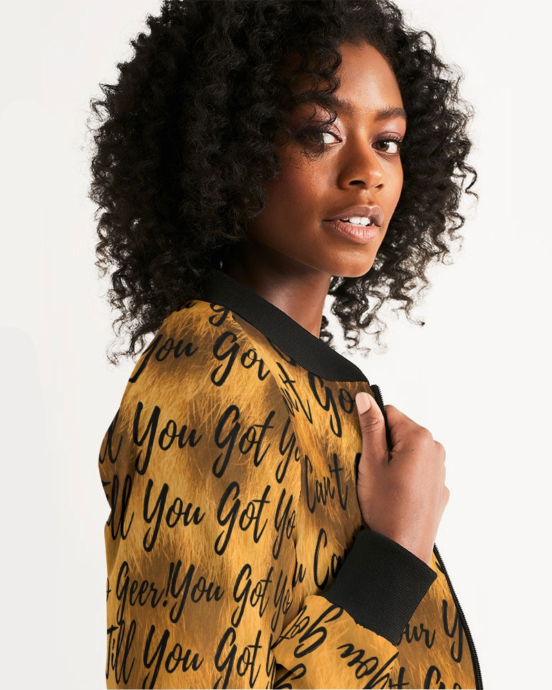 Yo-Cheetah Women's Bomber Jacket