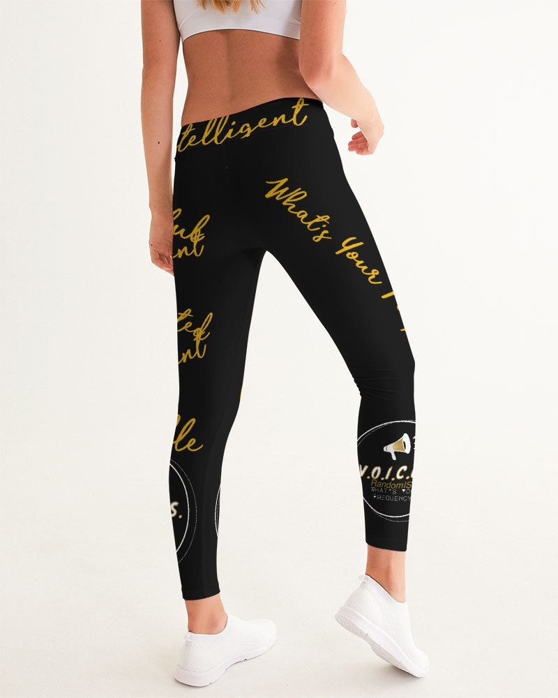 Women's Yoga Pants-Black Magic