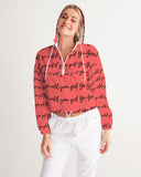 Yo-Peach Too Women's Cropped Windbreaker