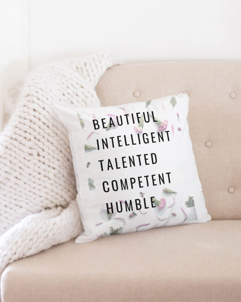 Large Throw Pillow Case 18"x18"-Beautiful B*%$h