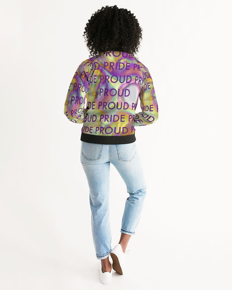 Women's Bomber Jacket-PRIDE PROUD_Too