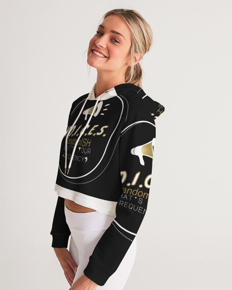 Voices RandomISH-VR Logo Women's Cropped Hoodie