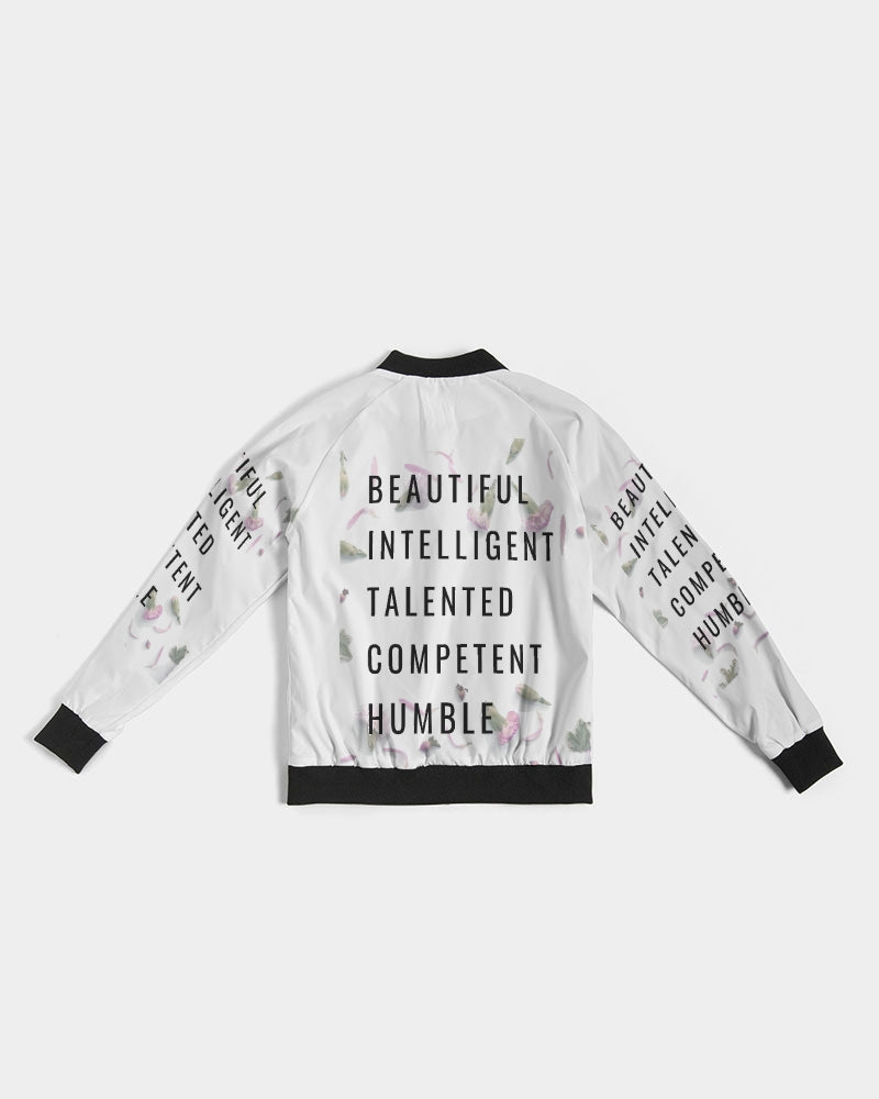 Women's Bomber Jacket-Beautiful B*%$h
