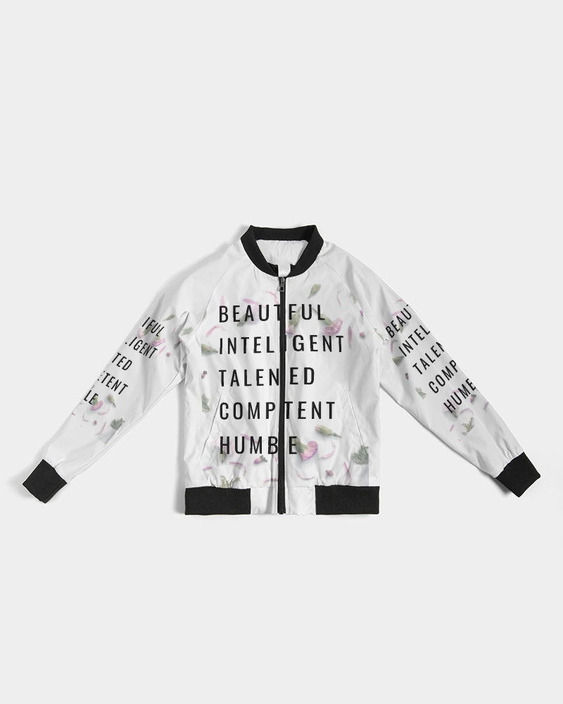 Women's Bomber Jacket-Beautiful B*%$h