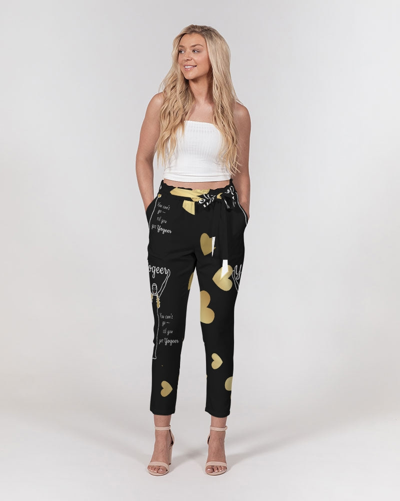 Yo-Geer Signature Women's Belted Tapered Pants