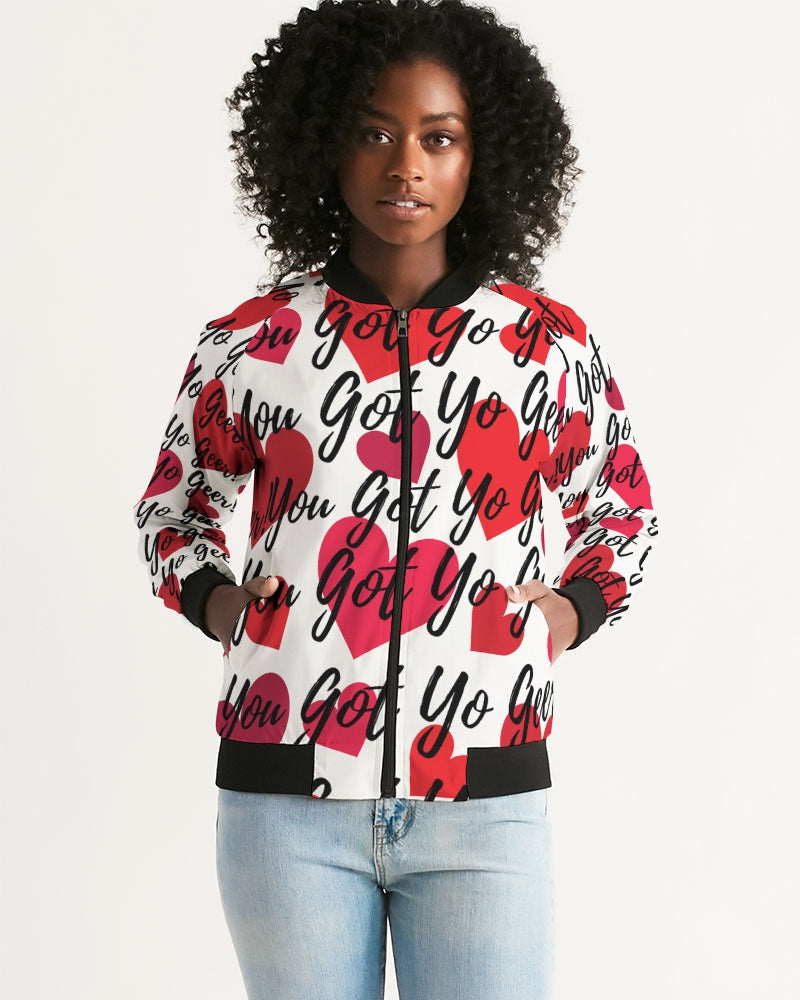 Your-Heart Women's Bomber Jacket