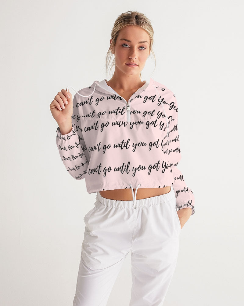 yo_words Women's Cropped Windbreaker