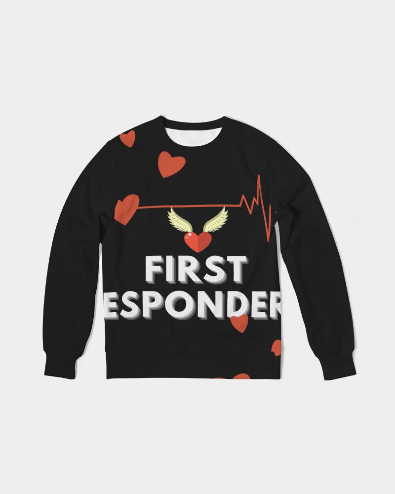 Men's Classic French Terry Crewneck Pullover-First Responders