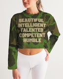 Your Camo Women's Cropped Sweatshirt