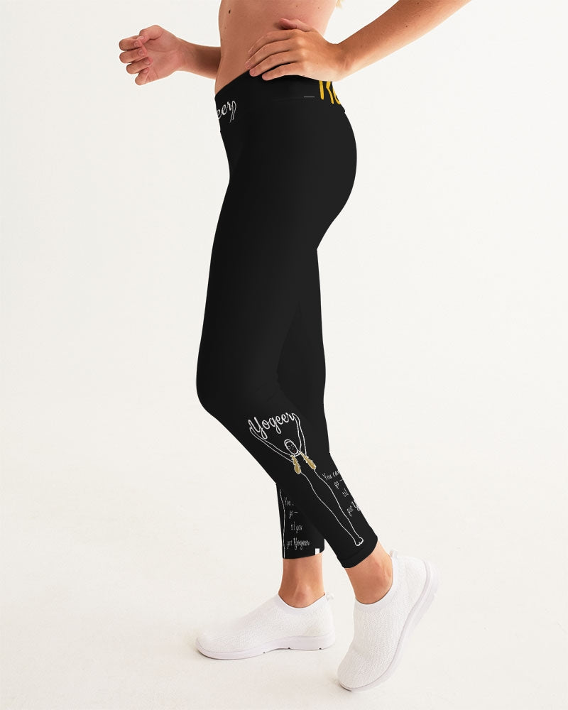 Women's Yoga Pants-Black Base