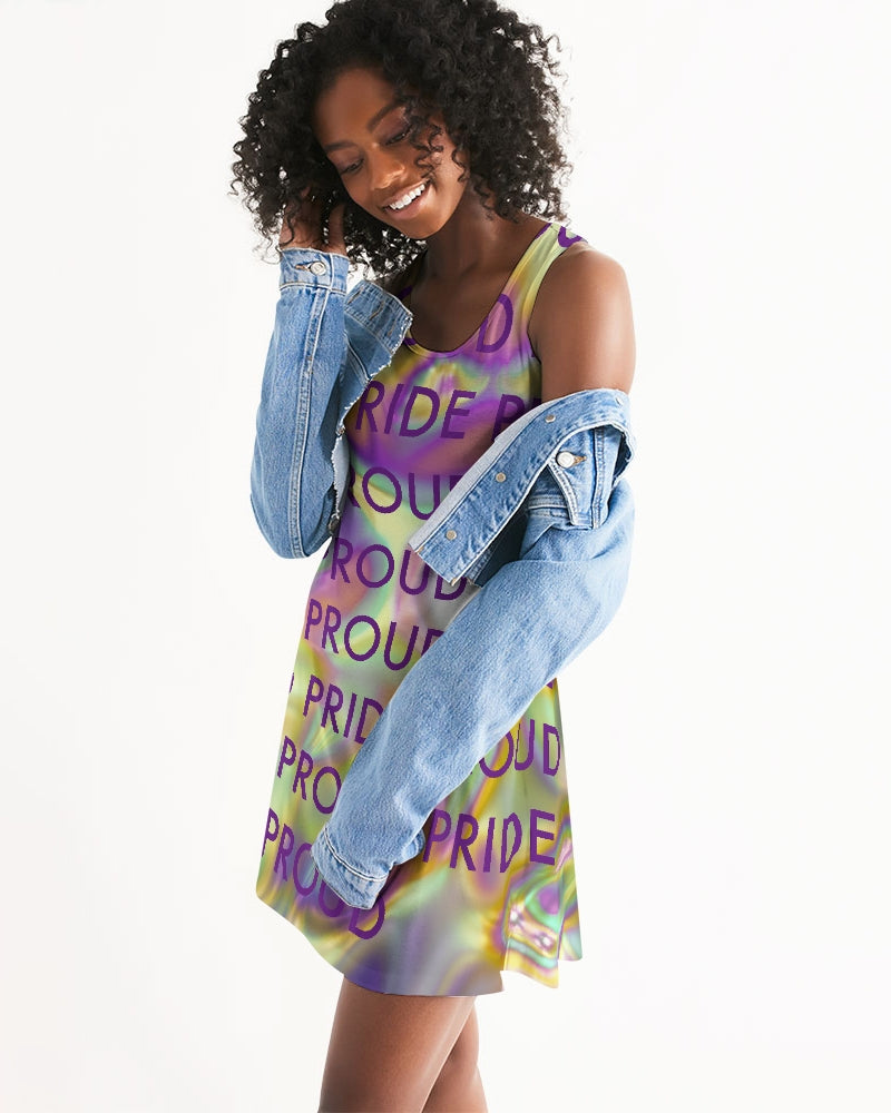 Women's Racerback Dress-PRIDE PROUD_Too