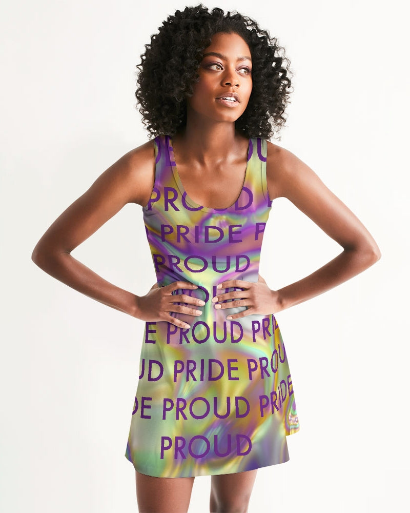 Women's Racerback Dress-PRIDE PROUD_Too