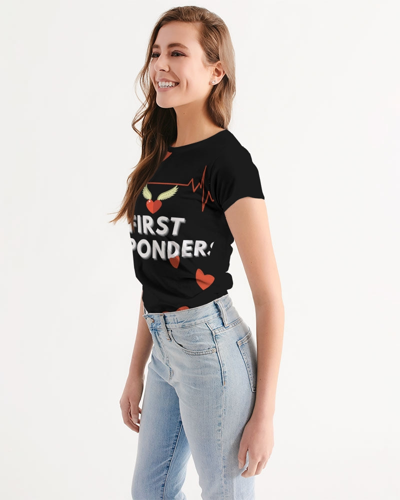 Women's T-Shirt-First Responders-All Heart