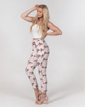 pink Women's Belted Tapered Pants