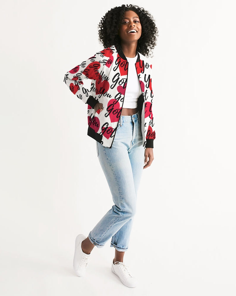 Your-Heart Women's Bomber Jacket