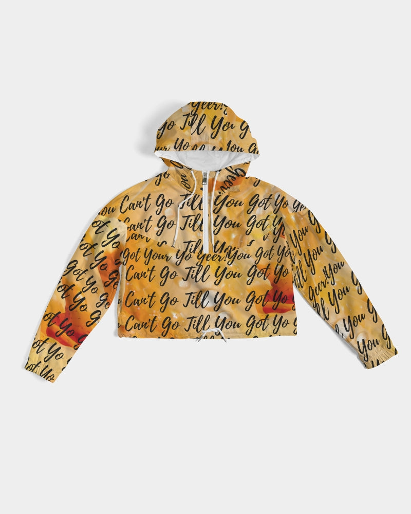 Women's Cropped Windbreaker-Autumn Geer