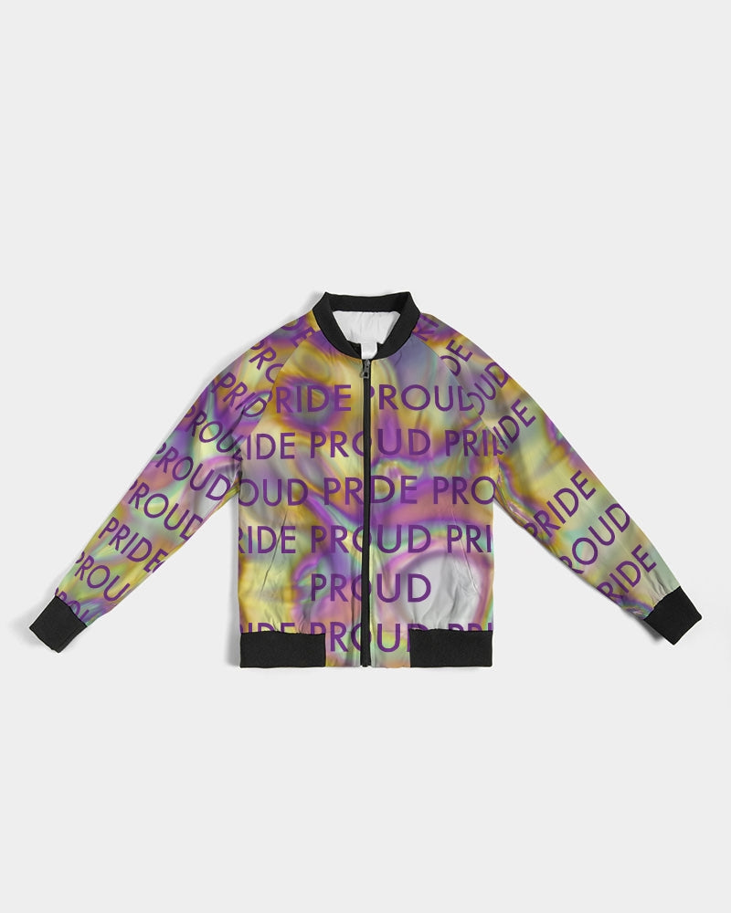 Women's Bomber Jacket-PRIDE PROUD_Too