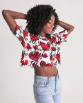 Your-Heart Women's Lounge Cropped Tee