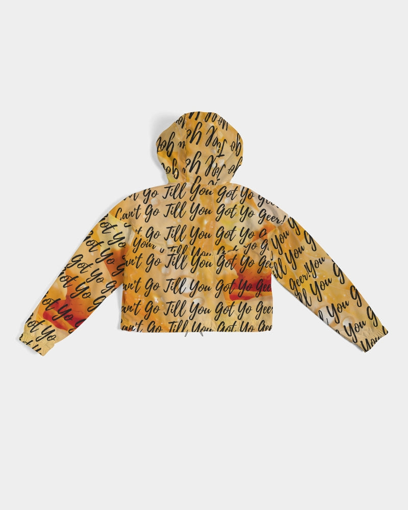 Women's Cropped Windbreaker-Autumn Geer