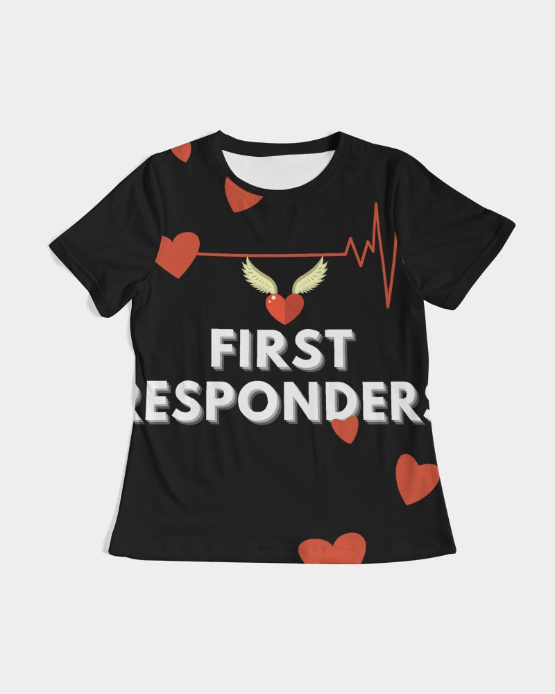 Women's T-Shirt-First Responders-All Heart