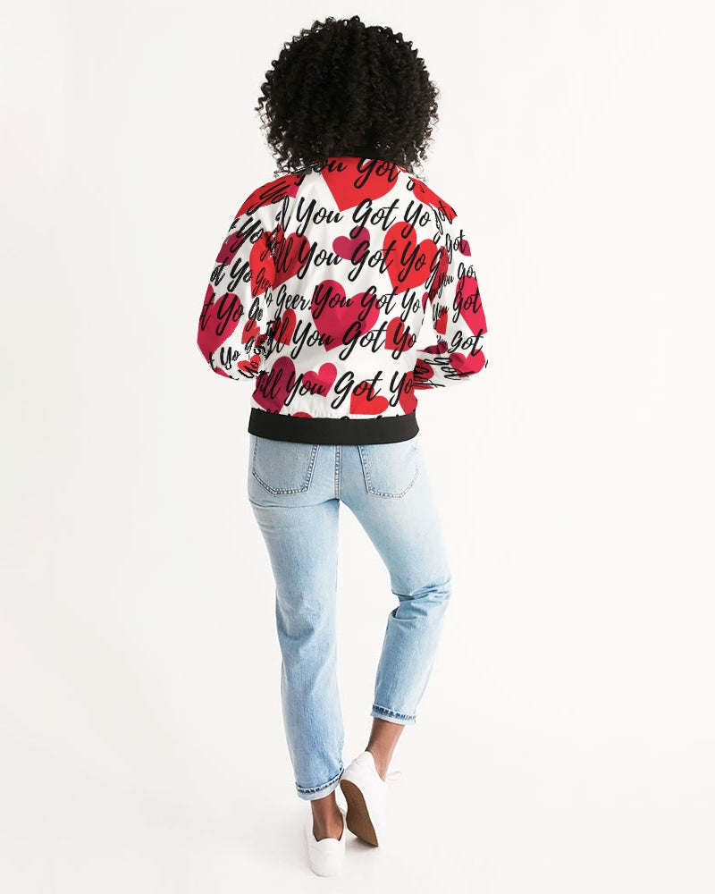 Your-Heart Women's Bomber Jacket