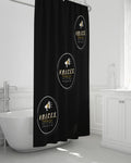 Black Base Shower Curtain 72"x72"