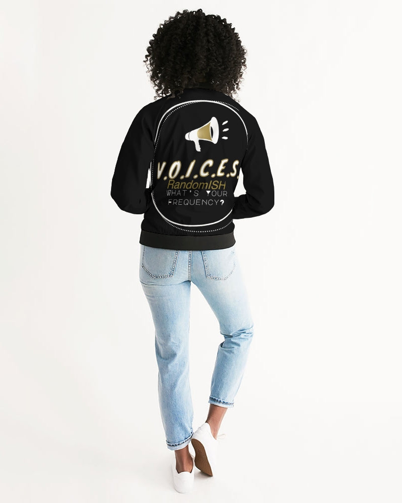 Voices RandomISH-VR Logo Women's Bomber Jacket