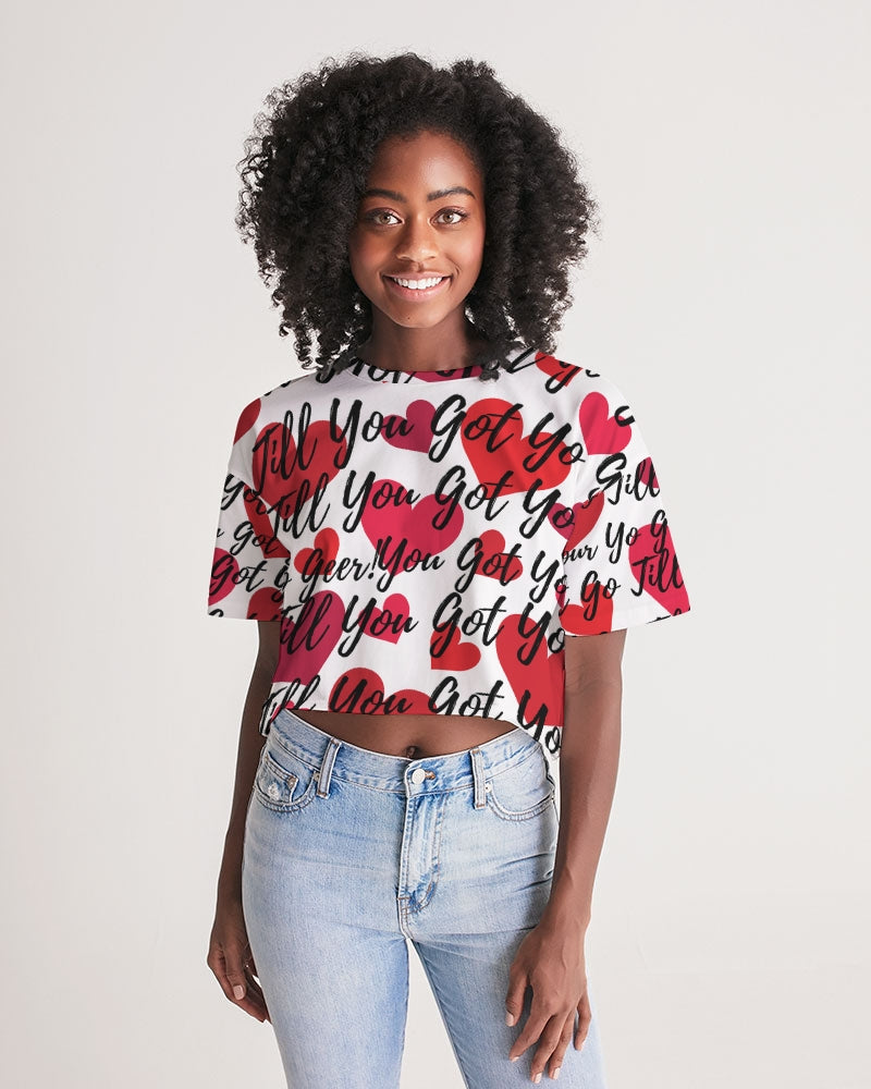 Your-Heart Women's Lounge Cropped Tee