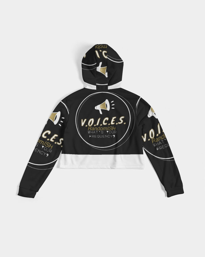 Voices RandomISH-VR Logo Women's Cropped Hoodie