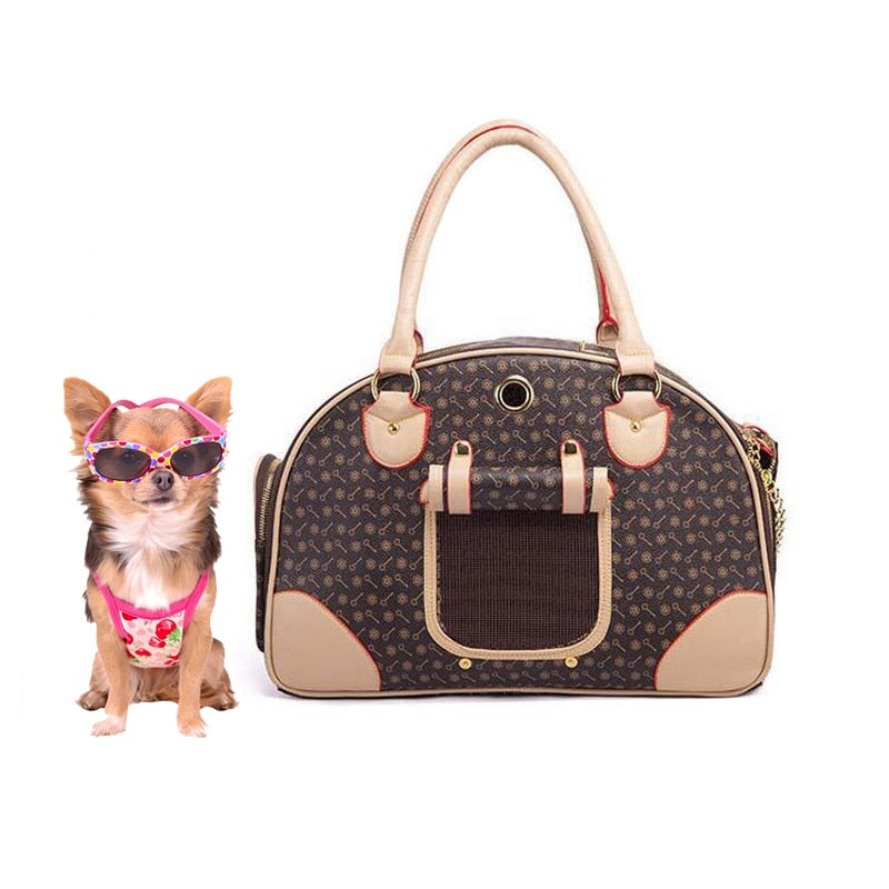Luxury Dog/Cat Foldable Designer Carrier