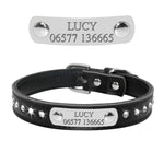 Pet Tag ID Collar-Personalized/Engraved Rhinestone